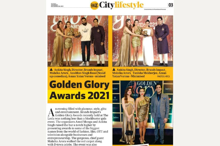 Brands Impact, Golden Glory Awards City Lifestyle Coverage